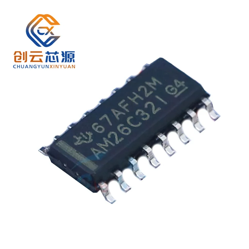 10pcs New 100% Original AM26C32IDR Integrated Circuits Operational Amplifier Single Chip Microcomputer SOIC-16