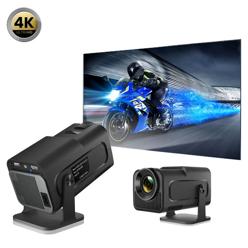 

Short Throw 4K Full HD Android 11 Portable Projector High Brightness Beamer With 300 ANSI Video Projector For Home Or Classroom
