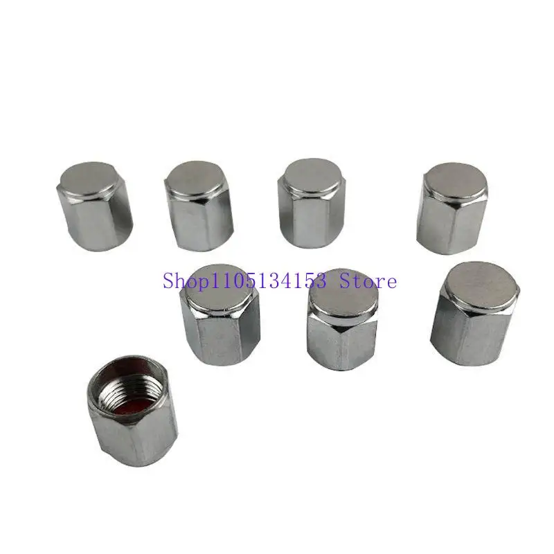 Hg89 8pcs سيارة معدنية شاحنة شاحنة إطارات العجلة لإطارات الإطارات لصمامات الجذعية غطاء الغبار غطاء الهواء قبعة الهواء للدراجة