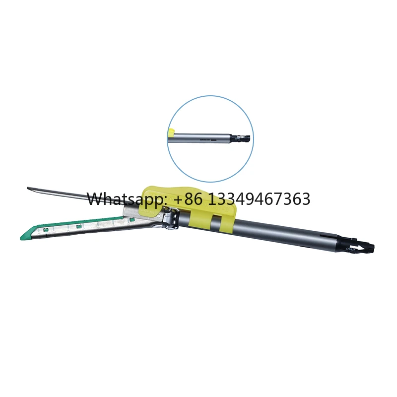 Manual Disposable Laparoscopic Endoscopic Cutter Stapler Cartridges Steel & Plastic with Gold Reloads