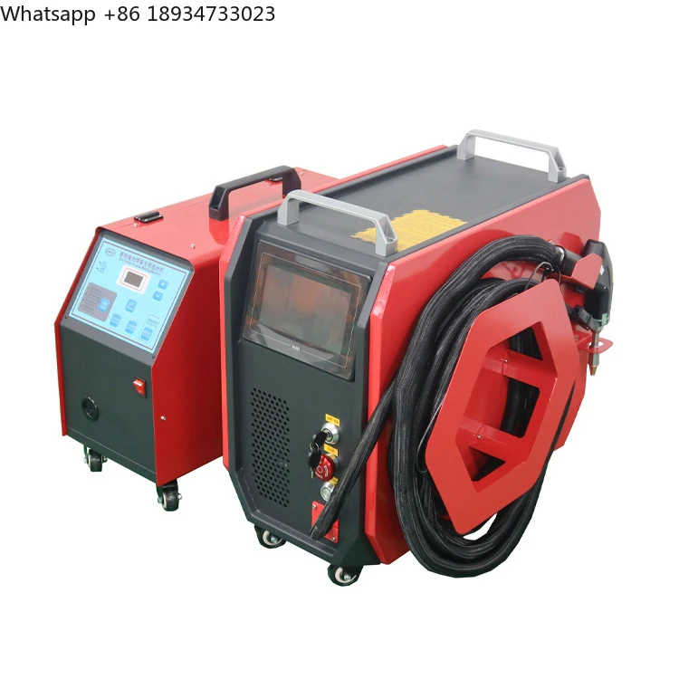 New Mini Small Air Cooling Handheld Cw Fiber Laser Welding Machine Welder  1500w Wsx Head Max Fiber for Steel Aluminum Welding