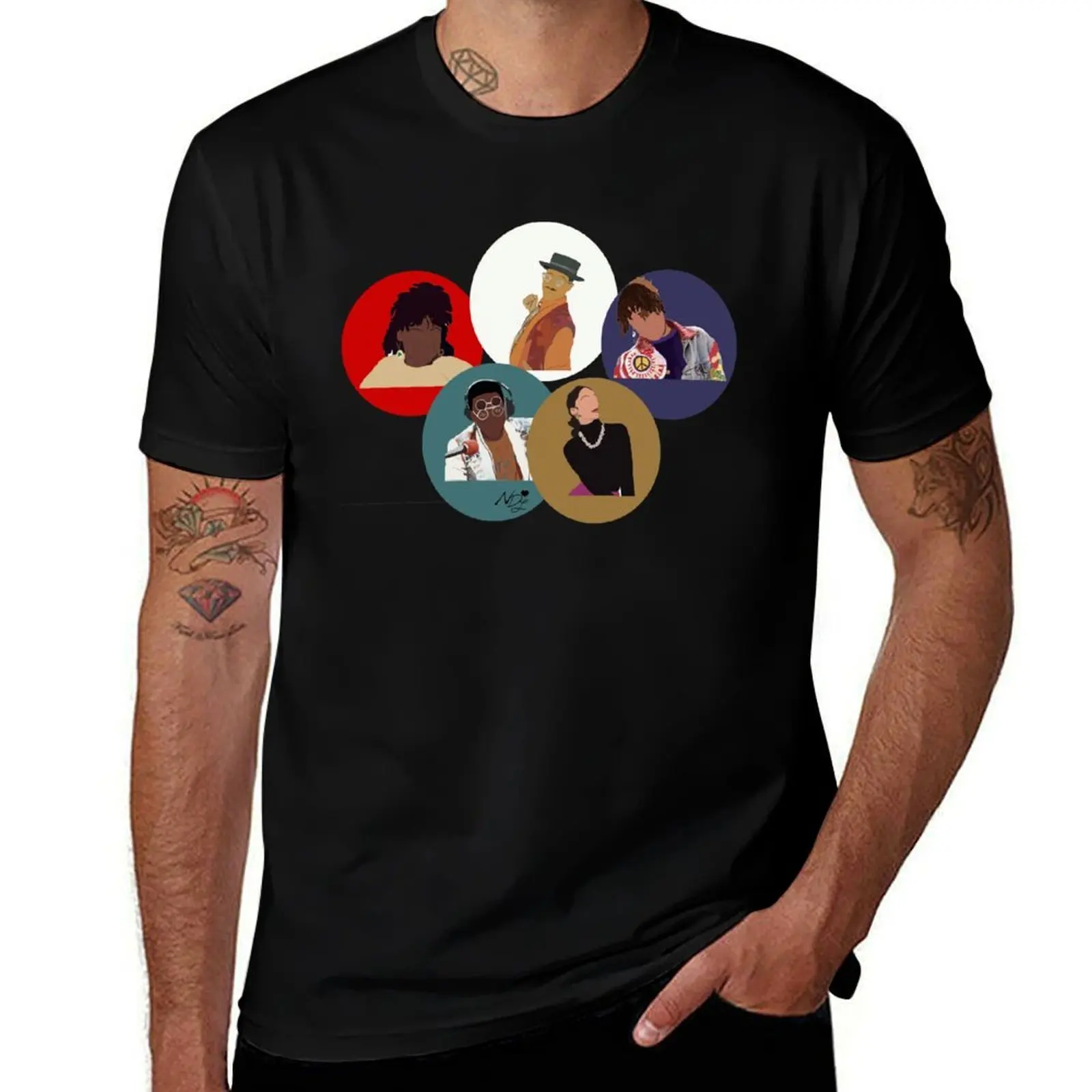 

A Different Vibe T-Shirt cotton t shirts man 100% t shirts for man graphic vintage T-Shirt