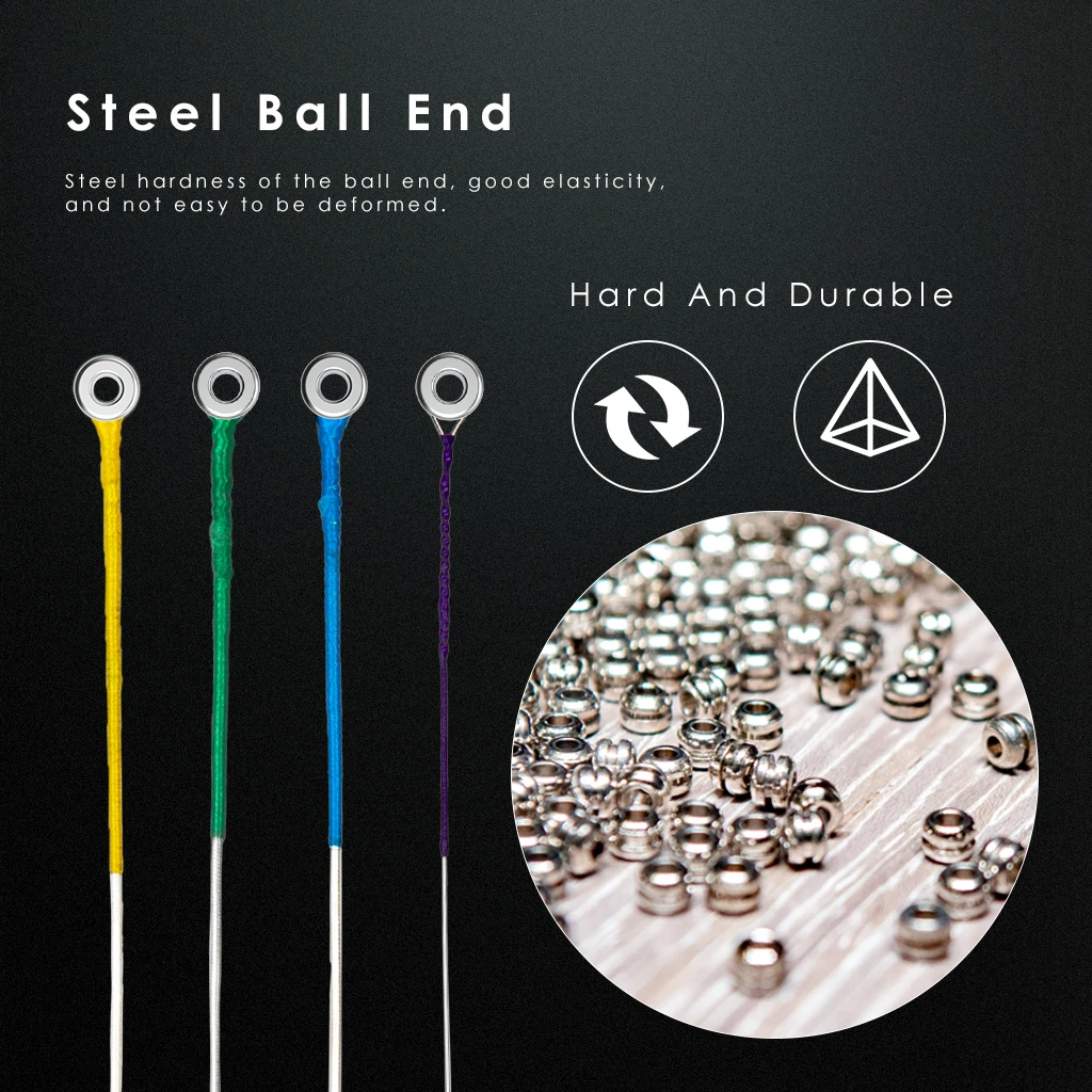 FOX 1 Pack Premium High Quality 4/4 3/4 Violin String Nylon Core Aluminum Alloy Wound & Silver Carbon Steel Ball End