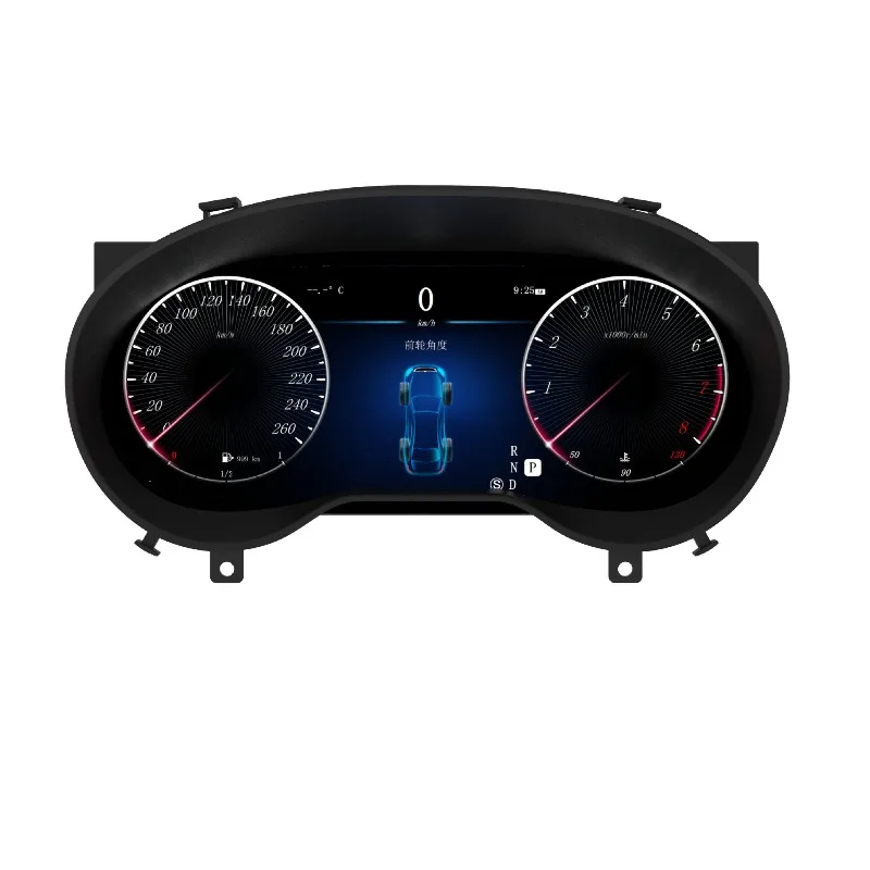 12.3 بوصة LCD عداد السرعة لوحة القيادة العنقودية لفئة W176 GLA CLA C117 مجموعة الأدوات الافتراضية 2015-2018 #5