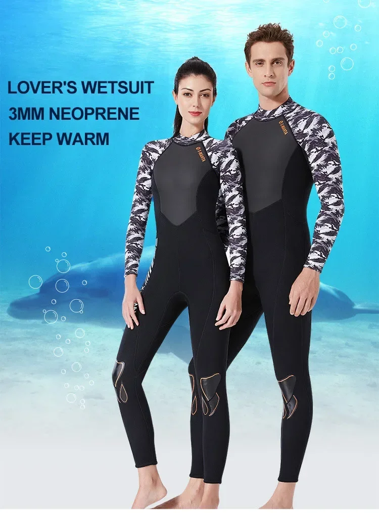 

Men's Women's Diving Suit 3MM Neoprene Wetsuit Surfing Anti Jellyfish Keep Warm Winter Swimming Swim Suits Water Sports Clothes