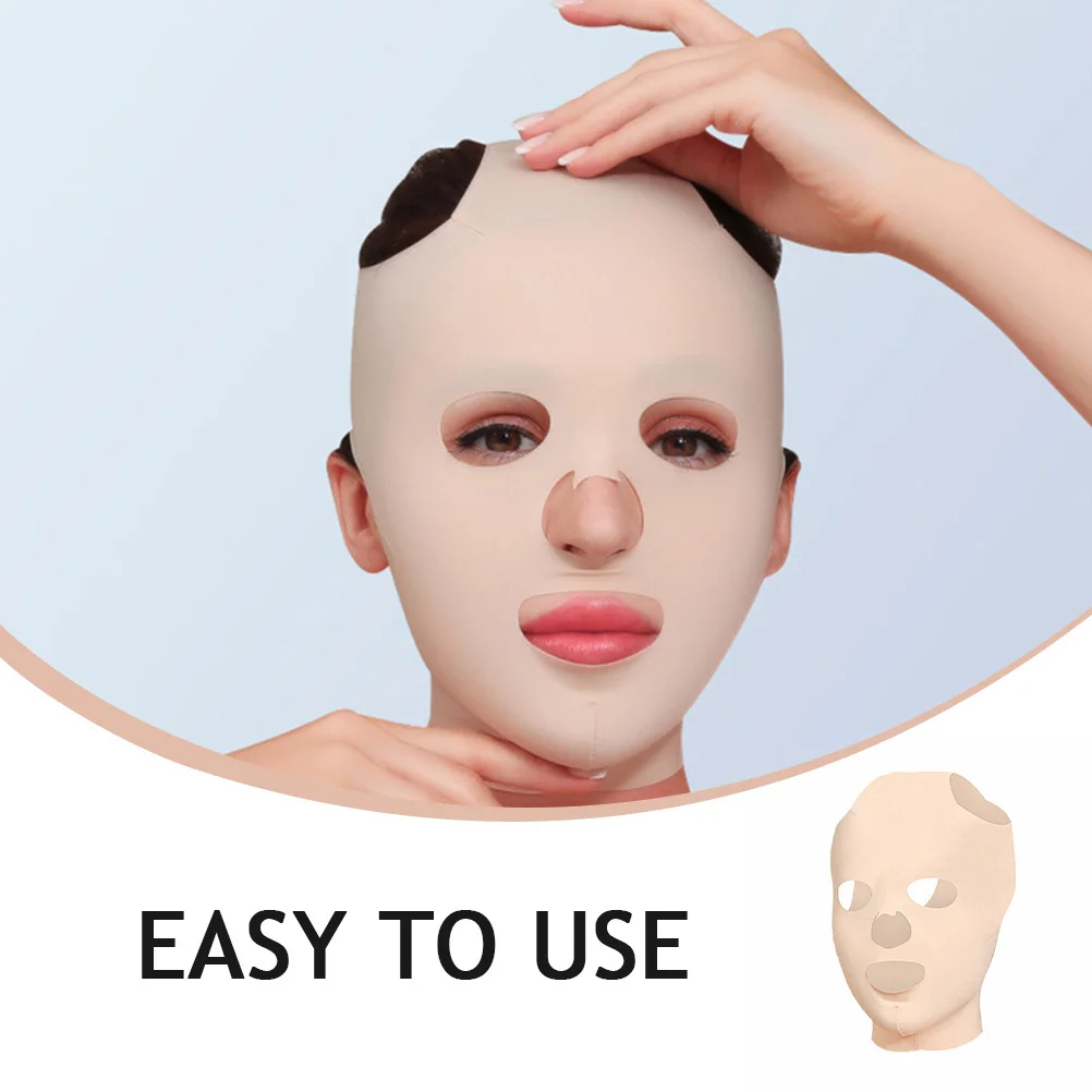 1Pcs Skin Tighten Mask Full Coverage and Elastic for Effective Face Lifting and Anti Aging Skin Lifting Mask Elastic Face Cover