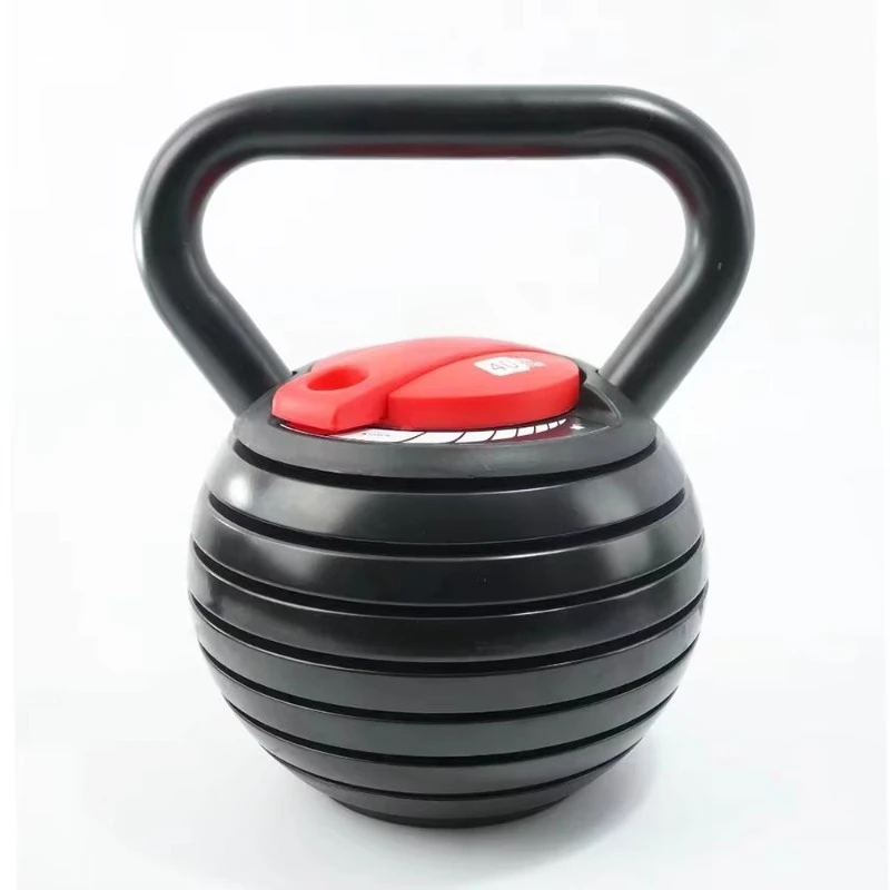 

Rubber Coated Cast Iron Adjustable Kettlebell Set For Weight Lifting Core Strength And Home Training
