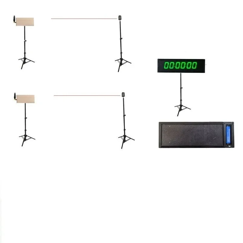 Wireless timer: suitable for scooters, Kincana, 100-meter sprints, and rewind runs
