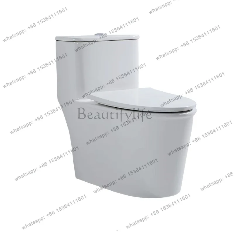 Water-saving toilet Smart toilet Kick flush siphon Anti-fouling toilet