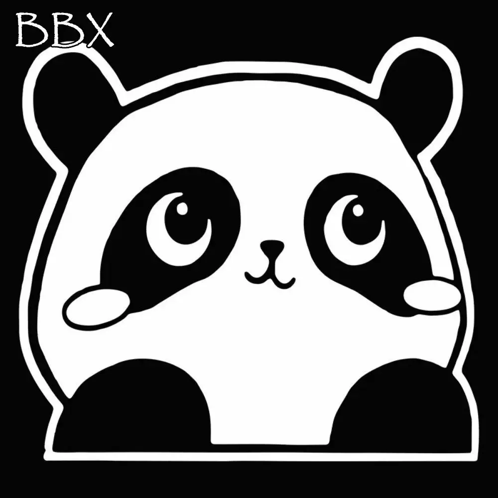 

Waterproof Peeking Panda Car Stickers Universal Vinyl Car 3D Panda Stickers Funny Cute Simulation Panda Cars Decal