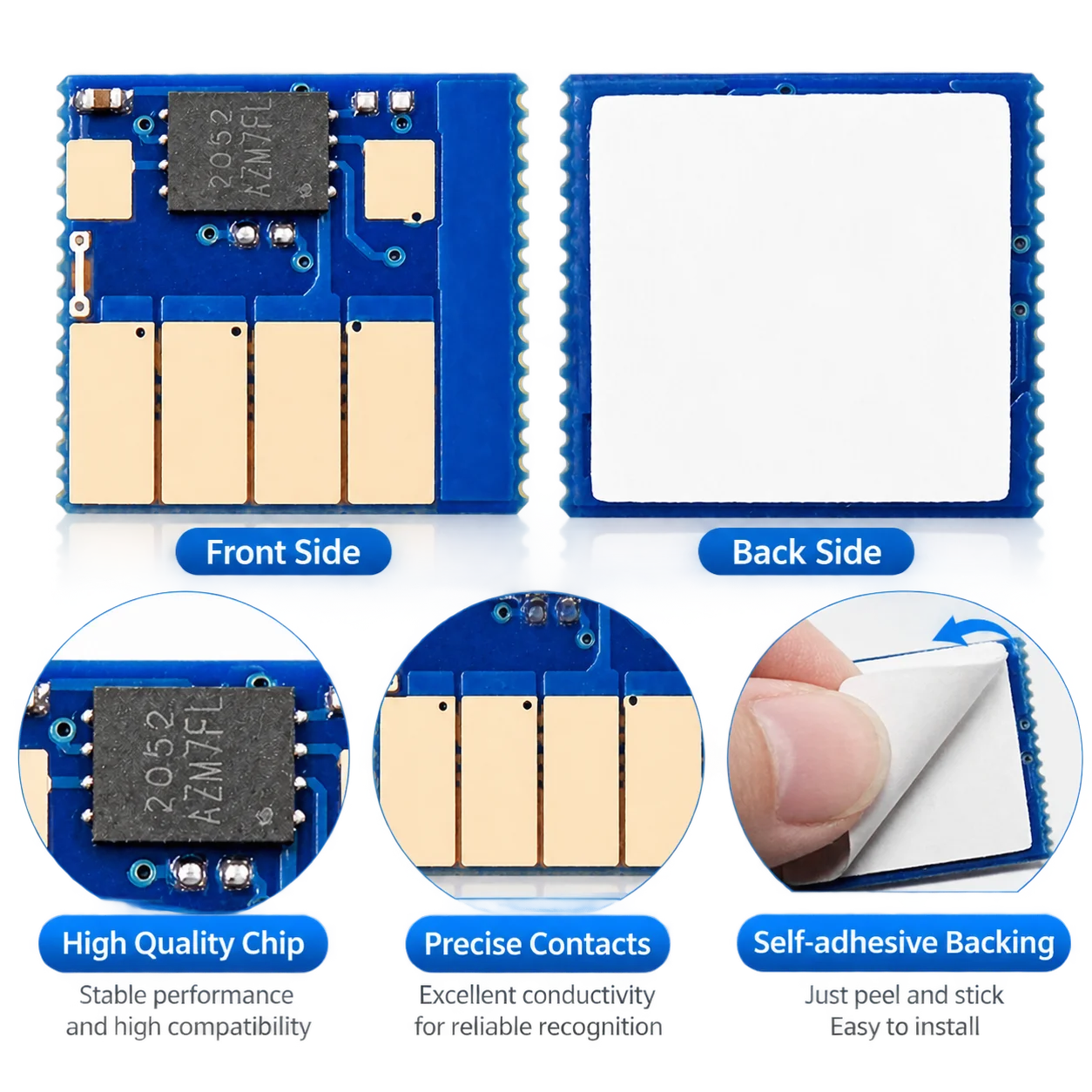 For HP 712 712XL Ink Cartridge Chip HP712 Disposable Chip For HP DesignJet T650 T630 T250 T230 T210 Compatible One Time Chip