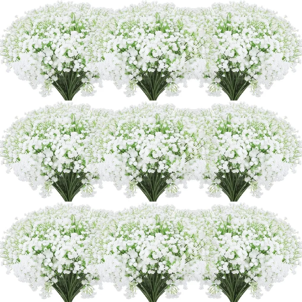 

Gypsophila Flowers Bouquets Faux Gypsophila FlowersFloral Bouquets Real Touch Flowers for Wedding Decor Arrangement Wreath