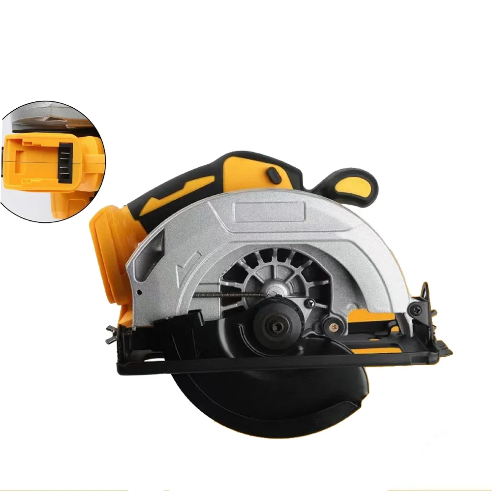 

7 Inch Brushless Electric Circular Saw Cordless Board Cutting Machine Woodworking PowerTool Fit 18V Battery Pin