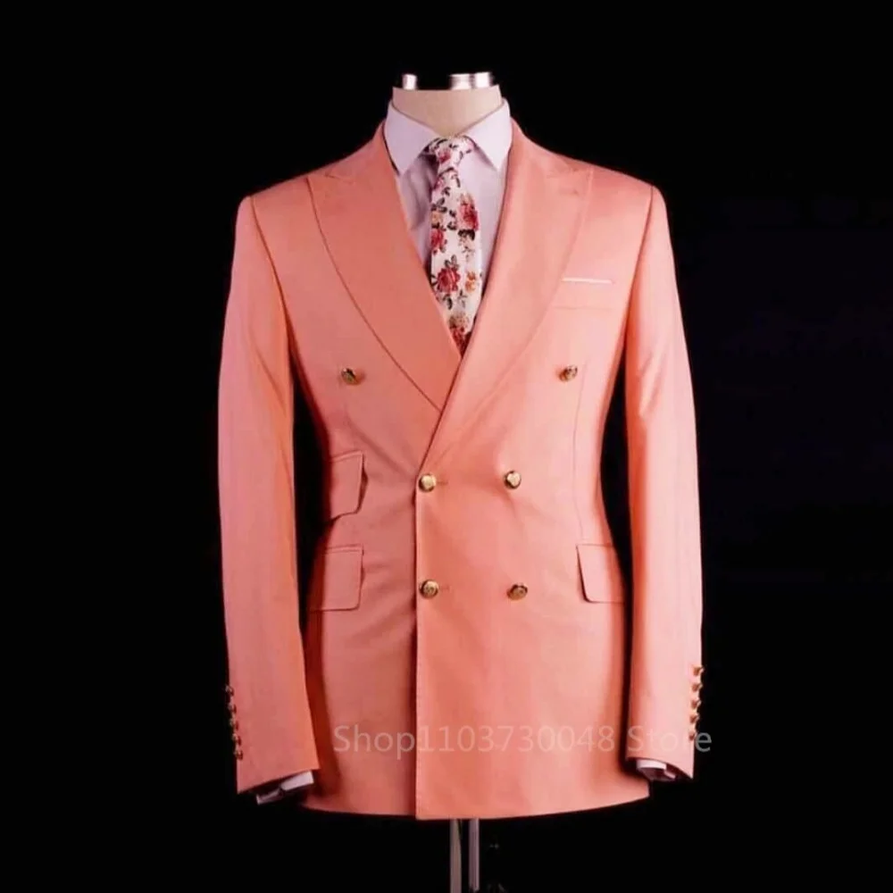 سترة رجالية أحادية اللون مع طية صدر السترة مزدوجة الصدر عشاء الرقص سترة أنيقة سليم صالح معطف سهرة للتدخين