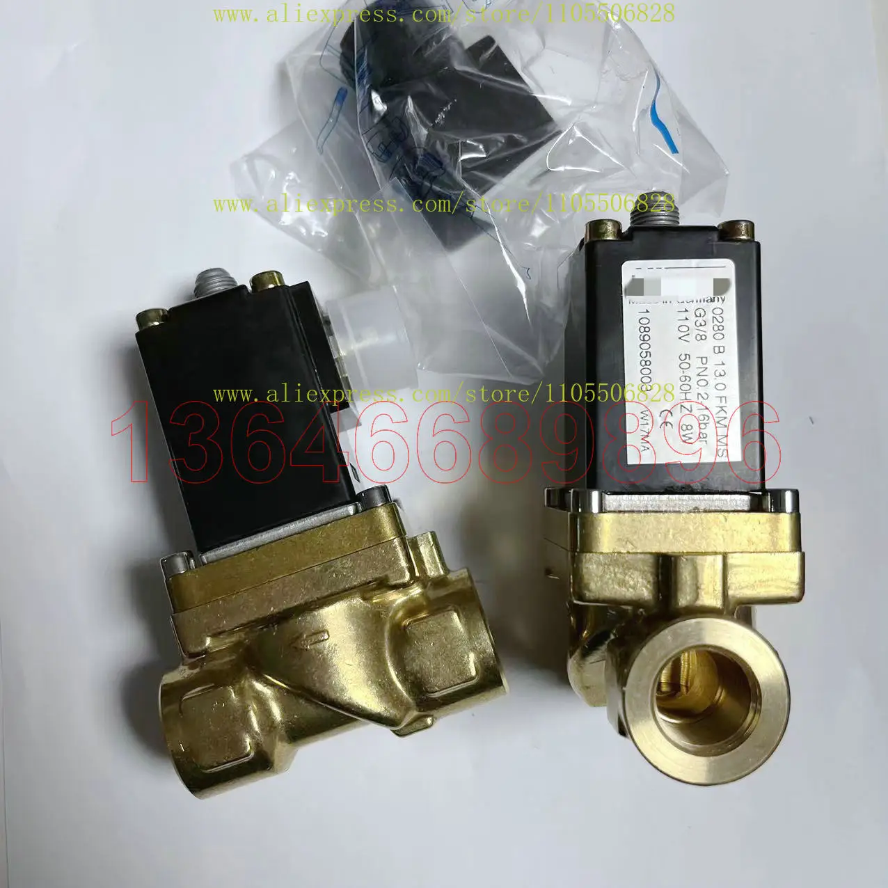 Solenoid valve 1089058003 for Atlas plus unloading valve NLA8003/1089062060