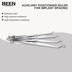 Dental Implant Calipers 8-12 Adjustable Positioning Planning Ruler Interdental Measuring Ruler Implant Diagnosis Ruler