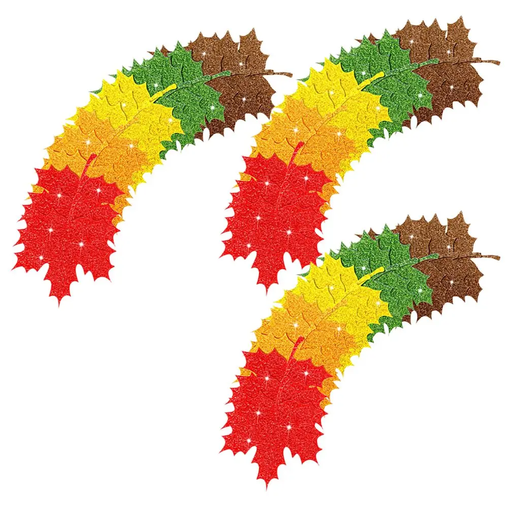 

100 шт., блестящие бумажные вырезы, декоры, вырезы, украшения, режущие украшения, осенний фестиваль, День благодарения, вечеринка