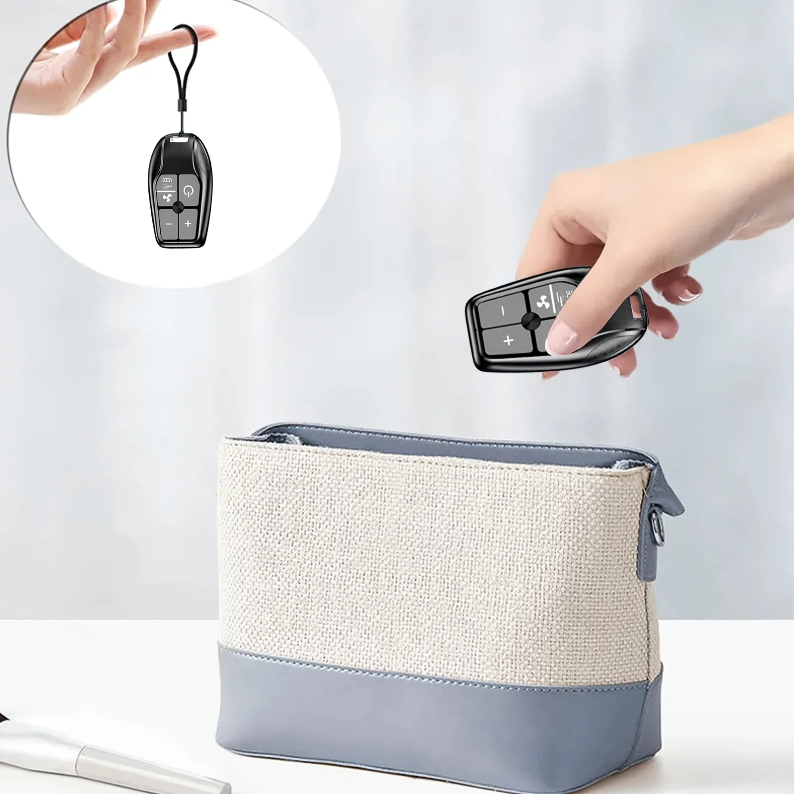Mini Smart Infrared Air Conditioner Remote Control Requires No Setup, Compatible with Most Brands,easily Adjusts The Temperature