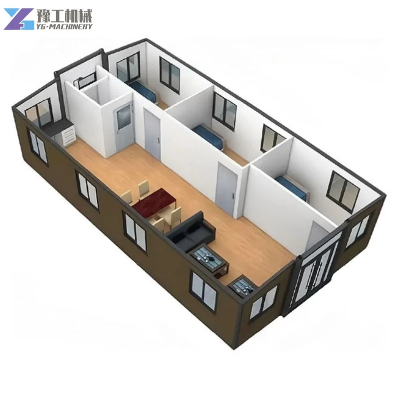 Eco-Friendly Container House Supplier Widely Using Modern Prefab Fold Out House Luxury Folding Container House Tiny Home China