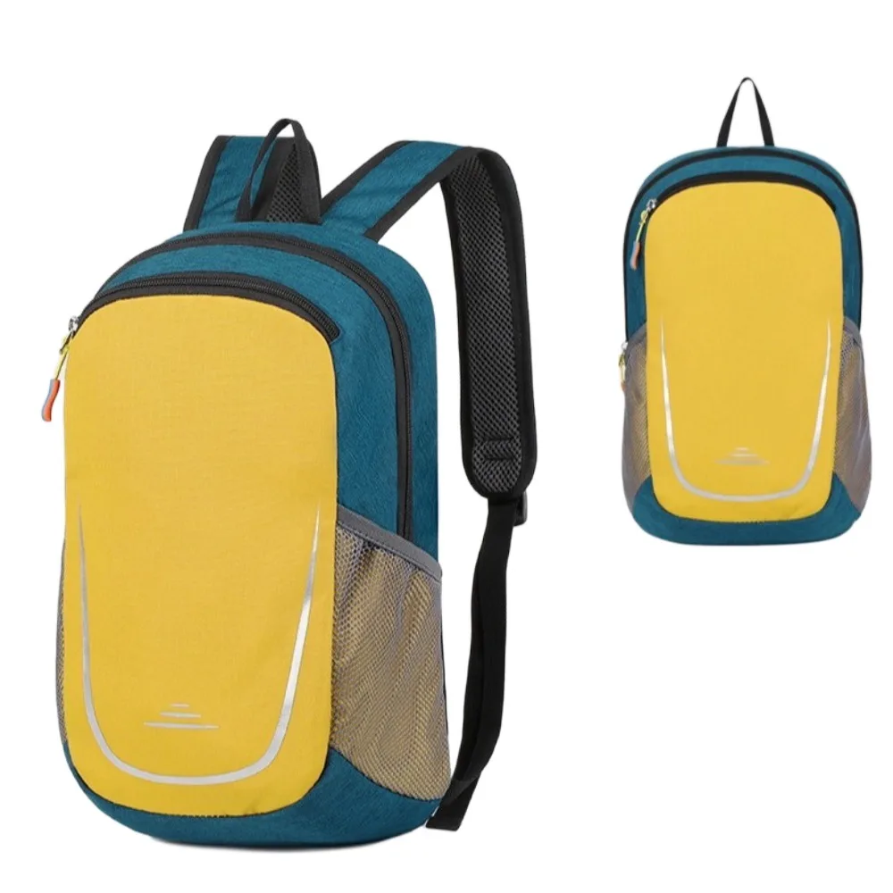 オックスフォード布製スポーツバックパック、多色軽量ハイキングナップサック、耐摩耗性防水トラベルショルダーバッグ、アウトドア用