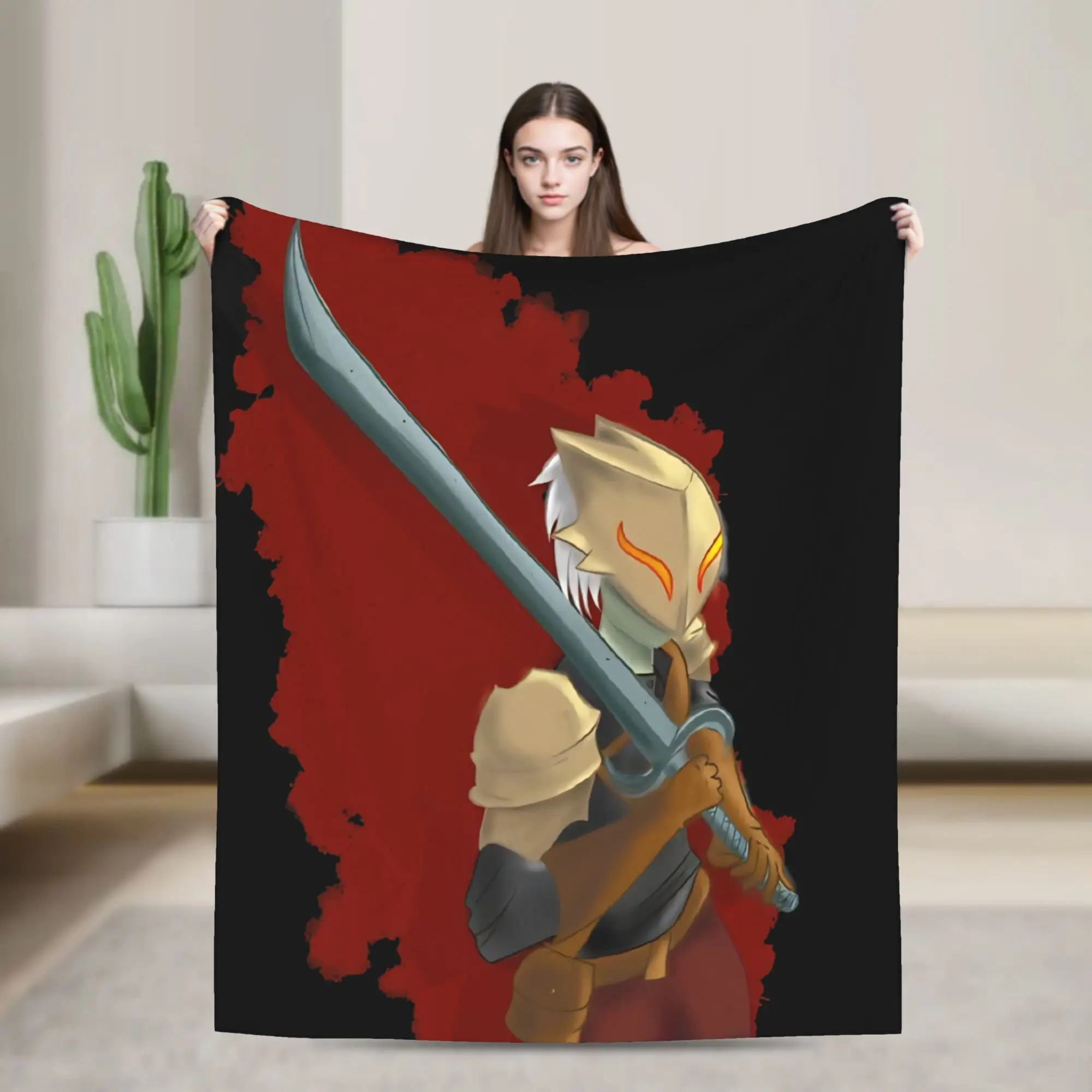 Slay The Spire Iron Clad Blanket  Soft Warm Graphic Plush Throw Blanket For Children Outdoor Flannel Bedspread Bed Cover