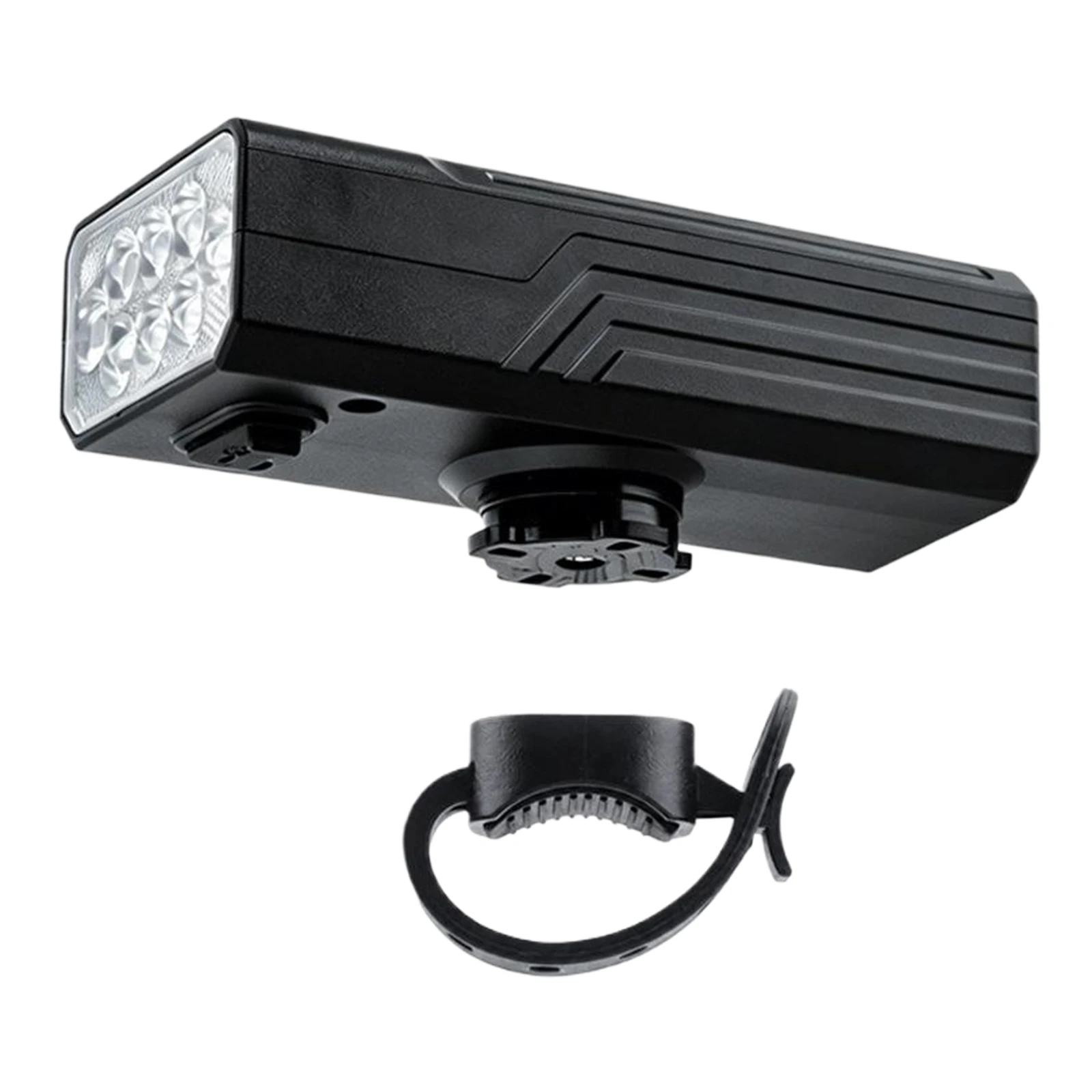 Solar Powered 400 Lumen Bicycle Front Light 5 Modes Rechargeable Bike Flashlight Cycling Warning Light Outdoor Cycling Equipment