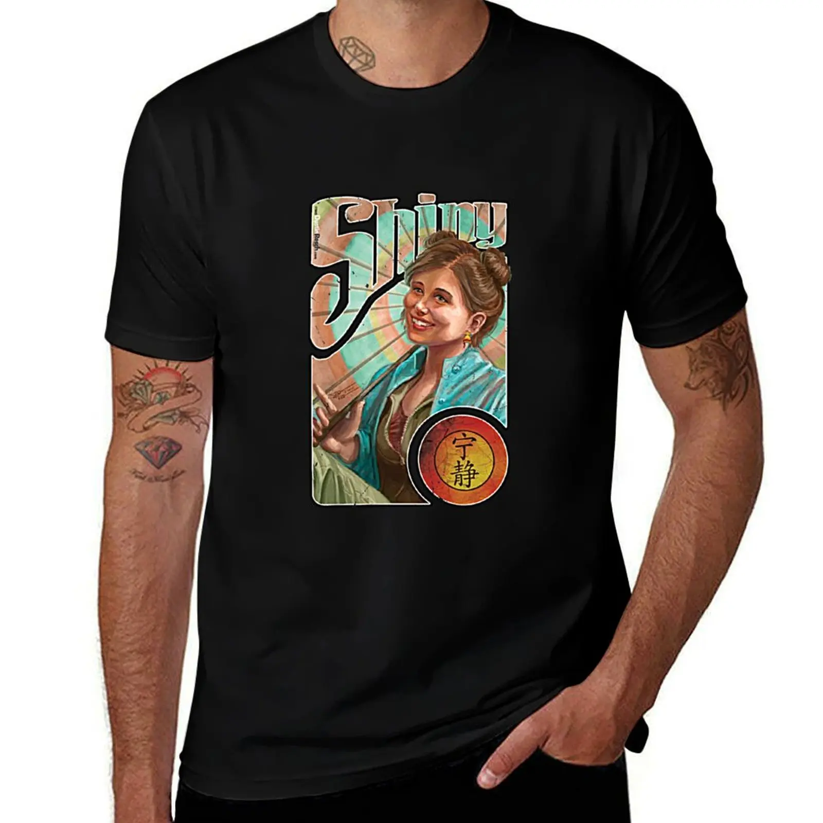 Firefly: Shiny Kaylee T-Shirt Outdoor Work Short Sleeve Top T-Shirt