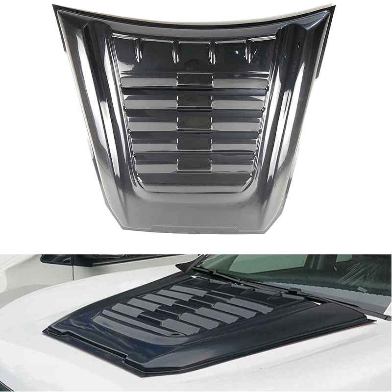 

ABS black hood scoop for nissan navara np300 2015-2019 for pickup truck hood