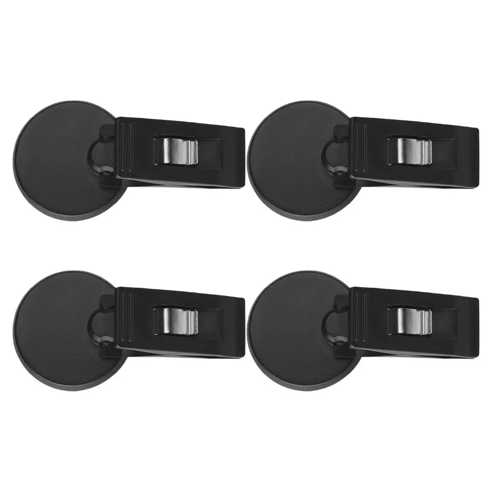 4Pcs Vehicle Card Holder Adhesive Clip for Car Windshield Dashboard Parking Permits Fuel Cards Access Cards Id Badges Receipts