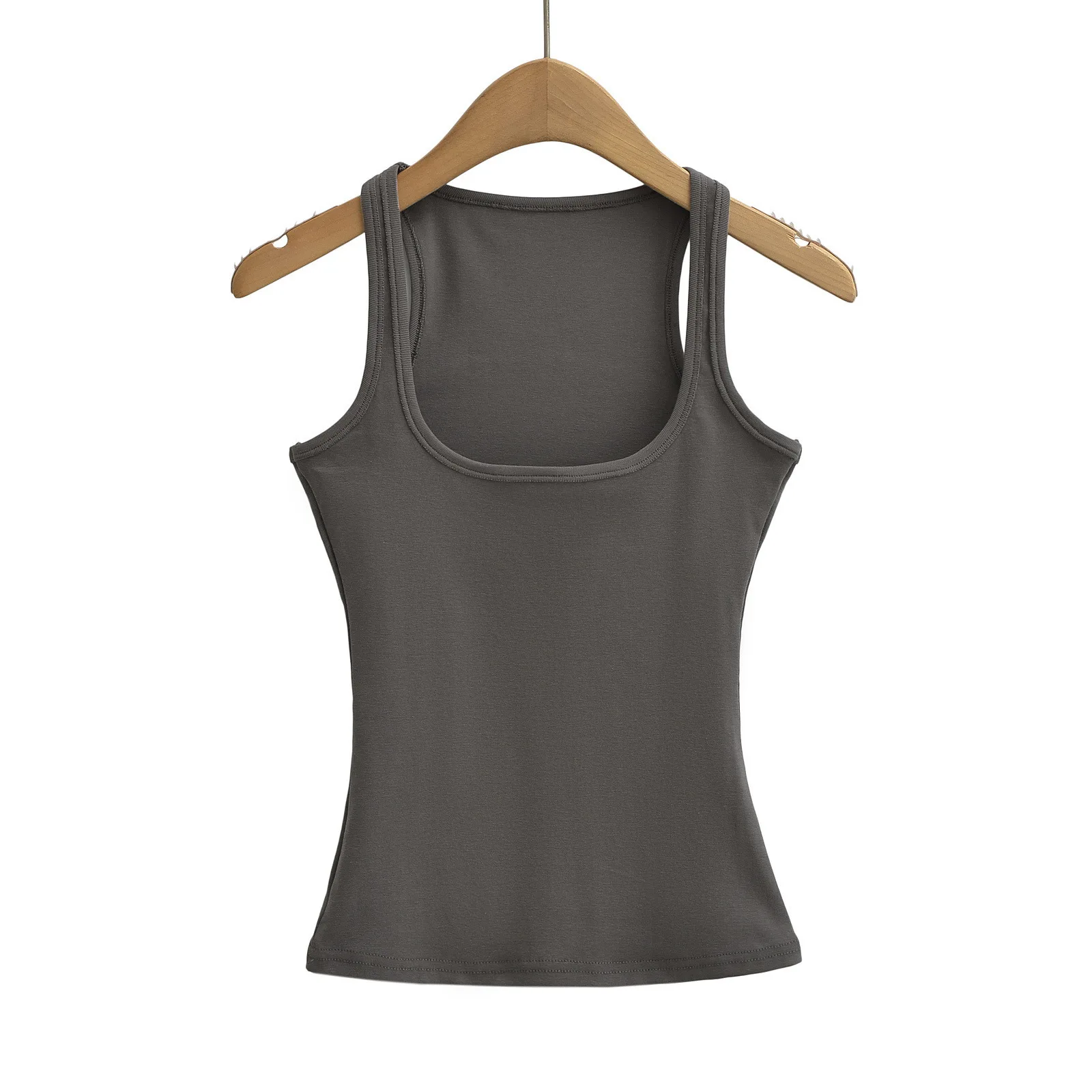 Fitn Sports سترة نسائية قطنية حقيبة كتف ضيقة ort Sle 0 ألوان محبوكة Thiened صيف 2024 سترة للسيدات