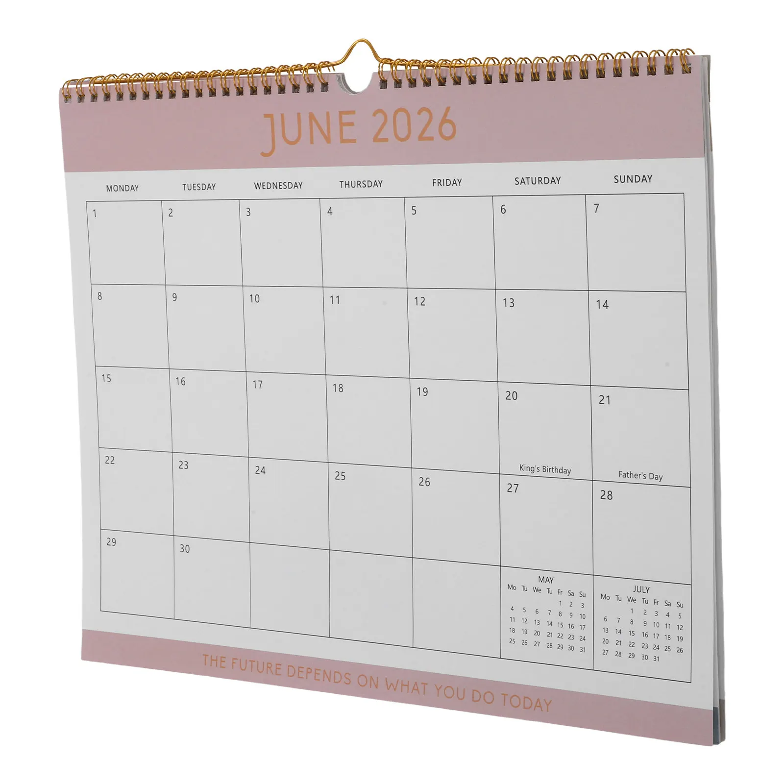 

18 Month 2026-2027 Wall Calendar Large Hanging Planner Minimalist Monthly Office Holiday Organizer Big Print Wall Planner
