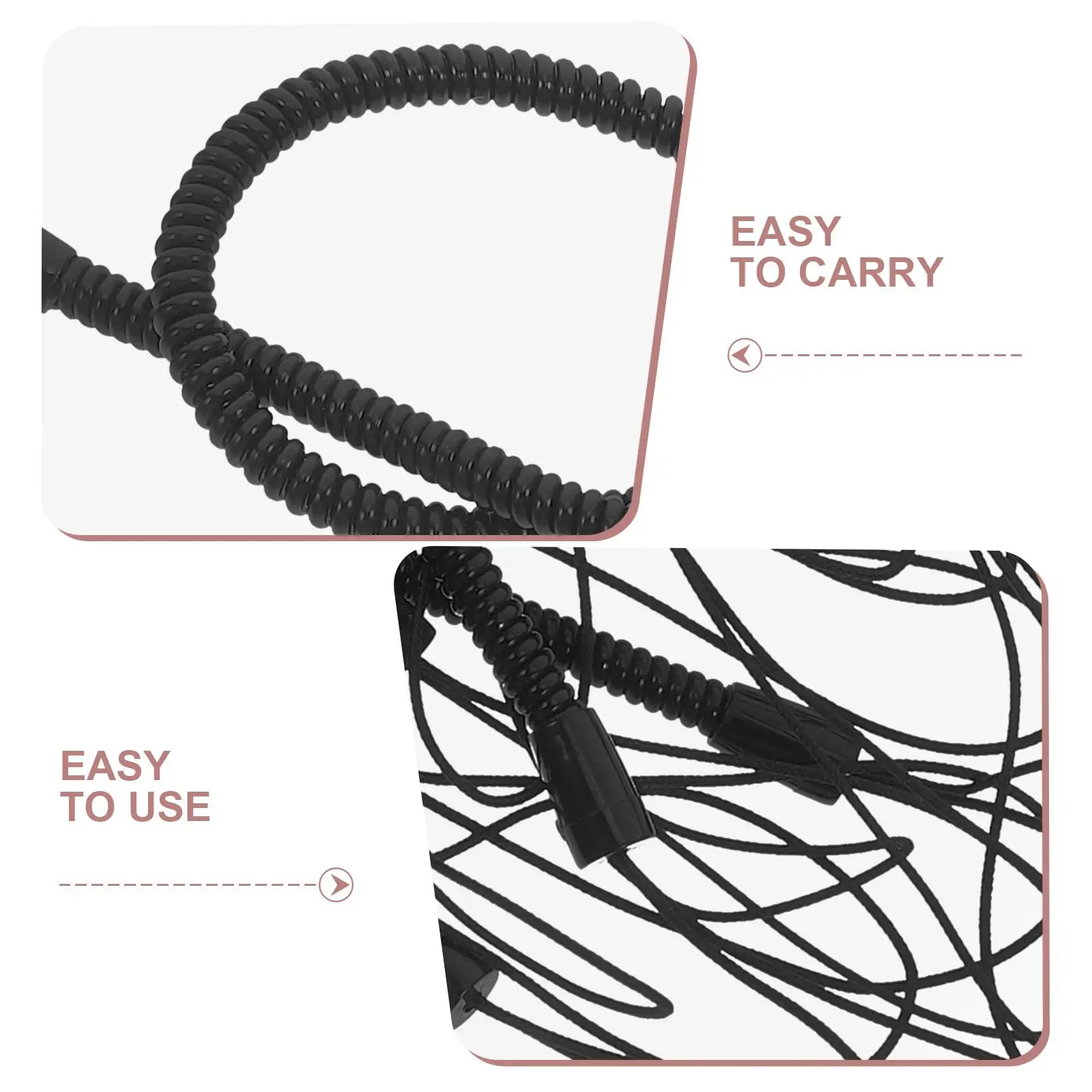 10 Pcs Pen Lanyard Handwritten Pen Anti Loss Rope Strap Spring Desk Accessories ganizer Stylus Tether Trinkets