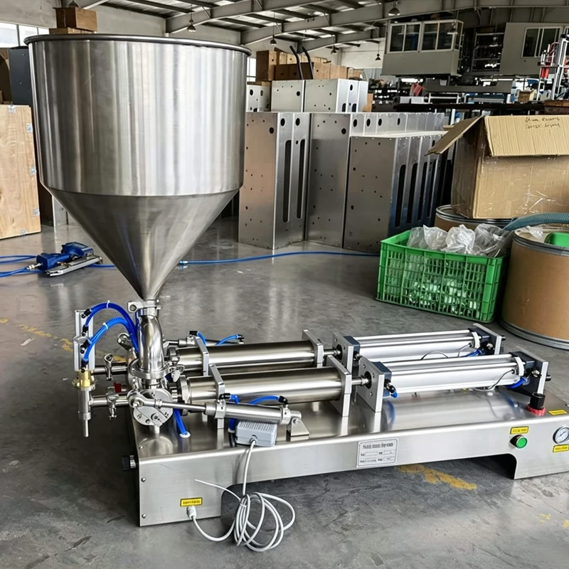 

New 2026 Small Semiautomatic Paste Filling Machine for Glass Bottles - Efficient Packaging Solution