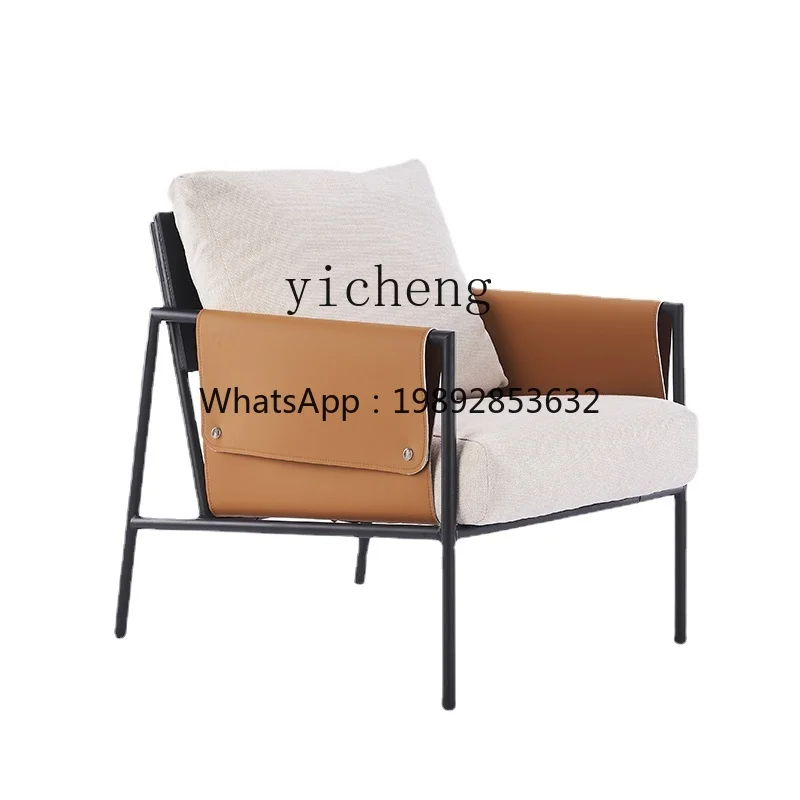 

ZZ YY Lazy Sofa Single Balcony Living Room Backrest Leisure Chair Home Modern