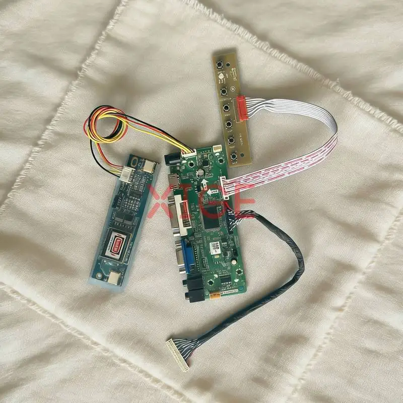 

Плата контроллера экрана для B154EW03 TX39D80VC1GAA N154I4 QD15TL08, 30-контактный LVDS, 1280x800, VGA, DVI, HDMI, 2CCFL, комплект для самостоятельной сборки