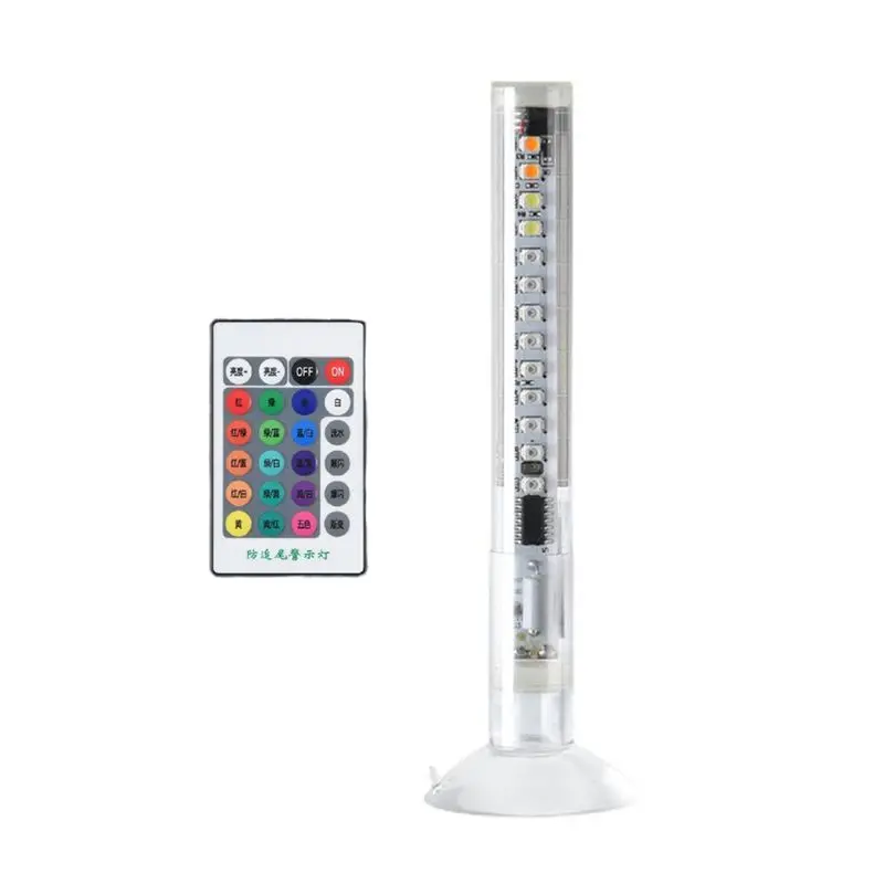 ABDE-LED Warning Light Solar Wireless Warning Light Waterproof Car Solar Warning Light