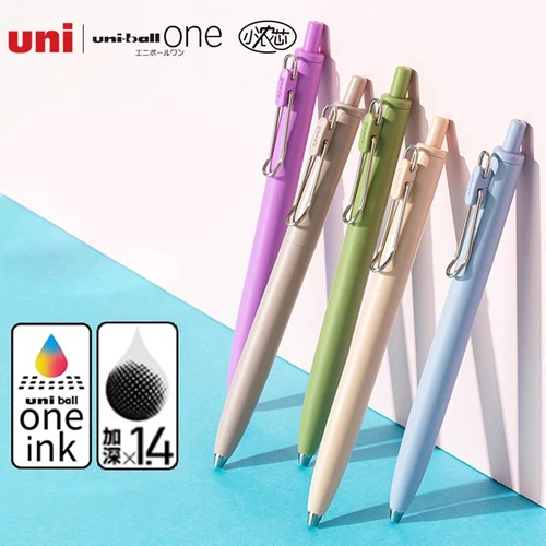 Imagen 2 del producto Bolígrafo de Gel UNI japonés, 1 + 3, núcleo pequeño y grueso, 0,38mm, suave, de secado rápido, UMN-SF-38, actualización UniBall One, suministros escolares negros