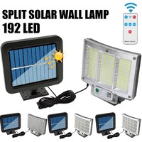 192LED Outdoor Split Solar Light With Motion Sensor Waterproof Solar Wall Lamp With Remote Control For Garage Garden Lights