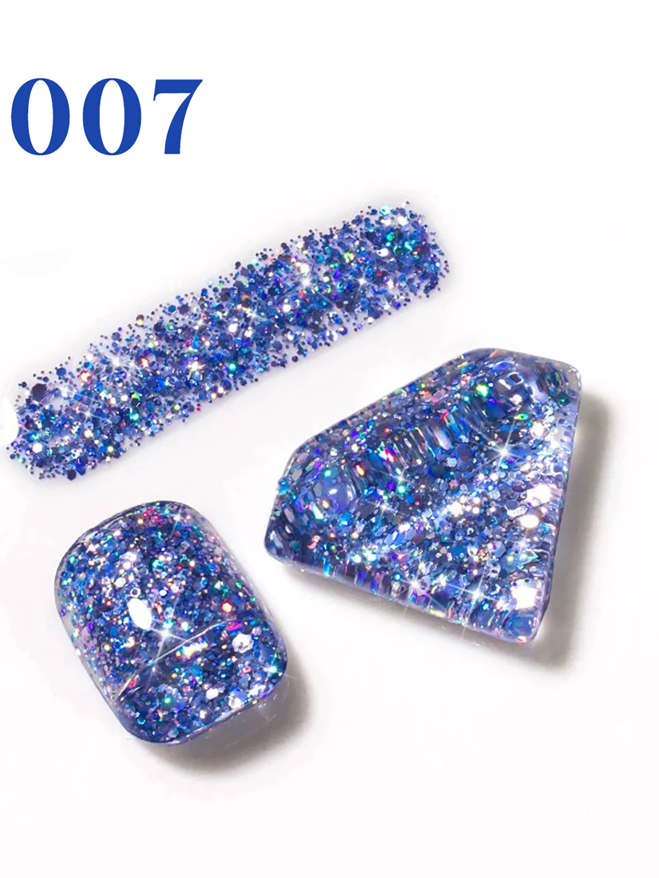 1pcs PSK Diamond Glitter Gel Nail Polish Popular Iridescent Flash Powder Nail Art Explosive Shiny Treatment Gel Nail Supplies