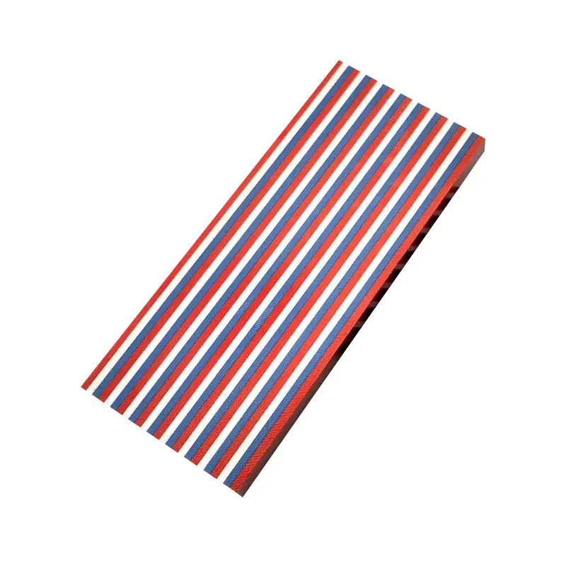 2 Types of Durable G10 Composite Handle Materials, Candy Flag Pattern Handle Blanks, DIY G10 Material Liners