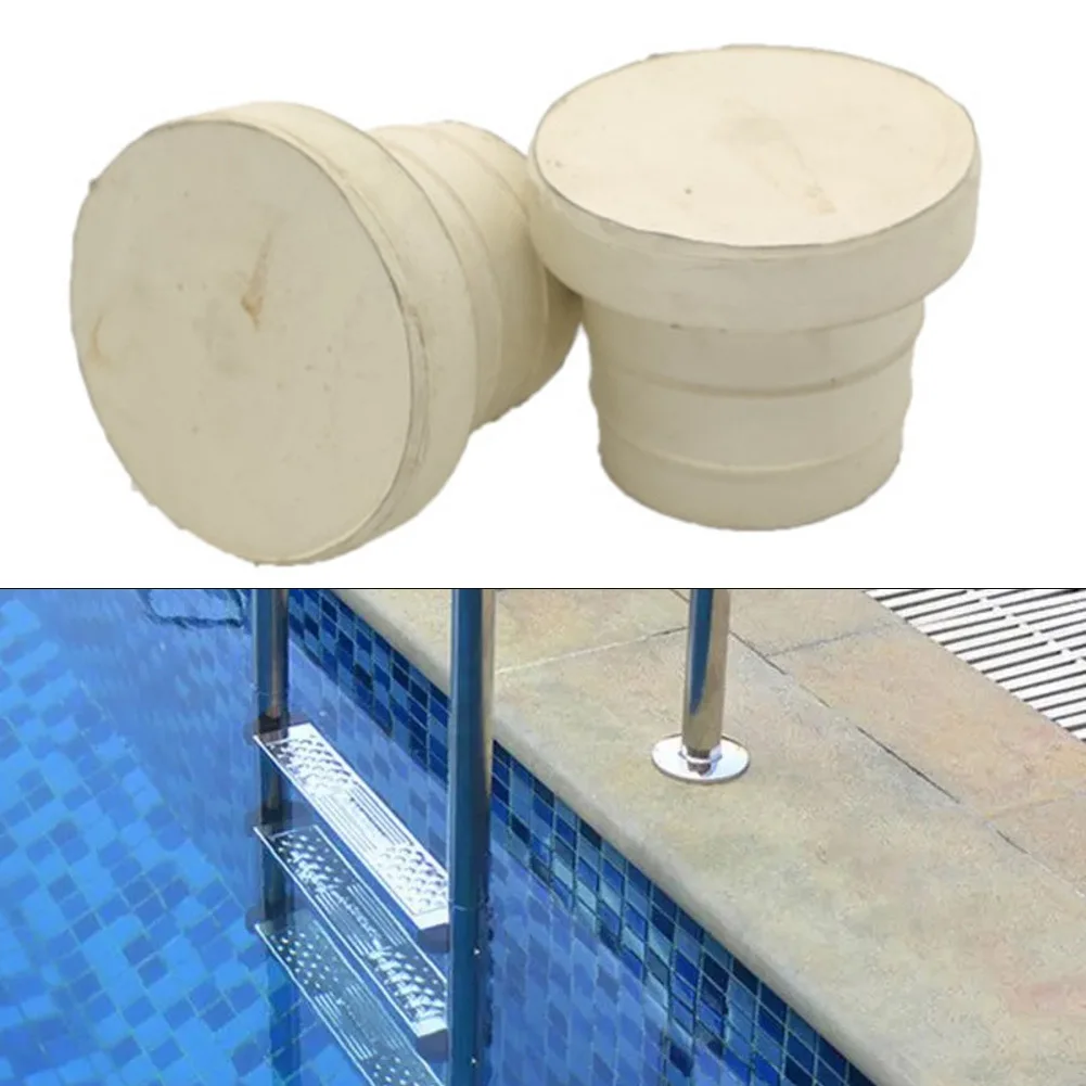 2PCS Pool Leiter Gummi Stoßstange Leiter Stoßstangen Gummi Stopper Für Schwimmbad Leitern Pool Ausrüstung Teile 5*4,5*4cm