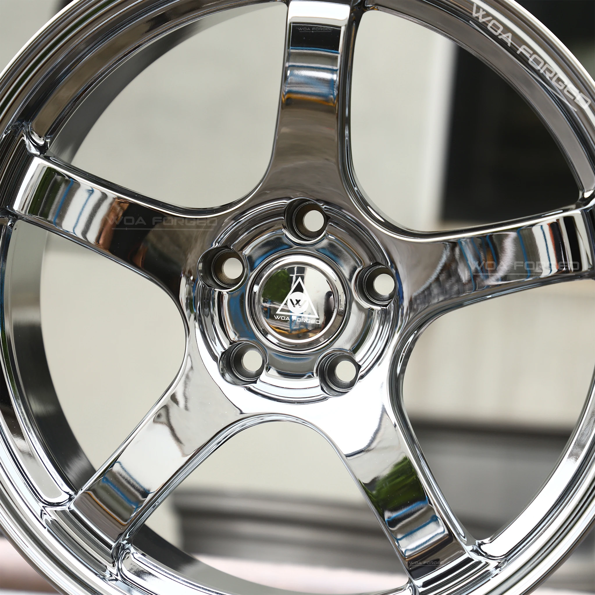 

Custom Sport GT Forged Aluminum 40mm 25mm 98mm Car Wheels Triple Chrome Plating Deep Recessed 4x100/5x114.3 PCD 4 Pieces New