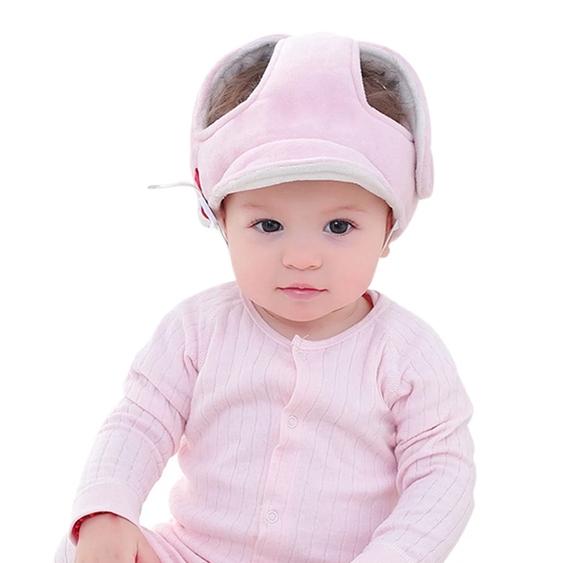 Baby Boys Girls Head Protection Hat Toddler Drop Crash Cap Shatter-resistant Safety Soft Helmets