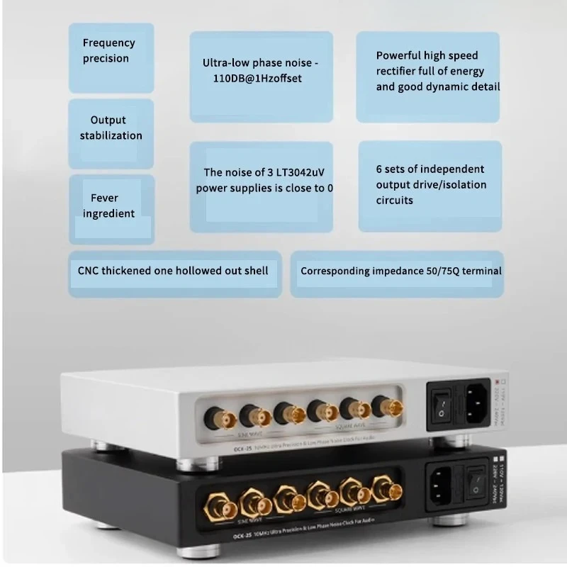 

OCK-2S 10MHz SC Cut OCXO high-precision ultra-low phase noise constant temperature clock crystal oscillator