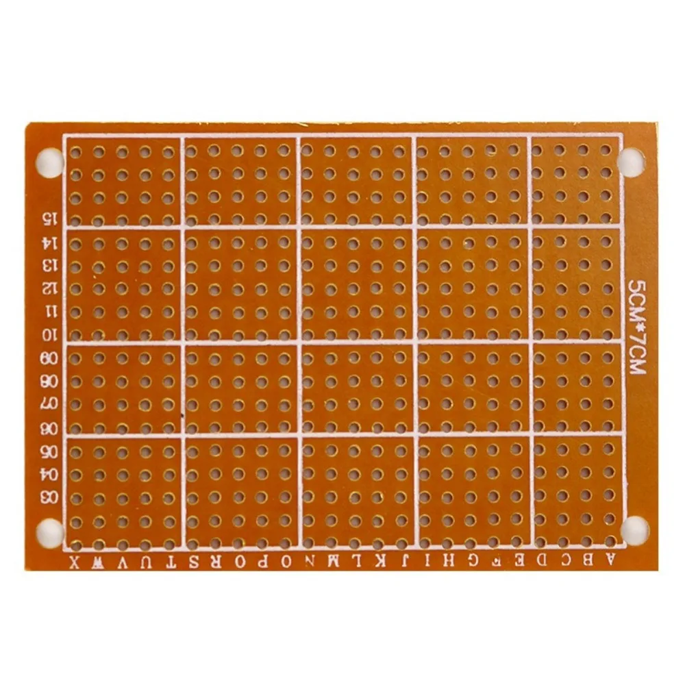 10PCS 5x7CM Universal PCB Prototype Board Perfboard 1 2MM Thickness Breadboard for Arduino ESP32 DIY Soldering Electronics Proje