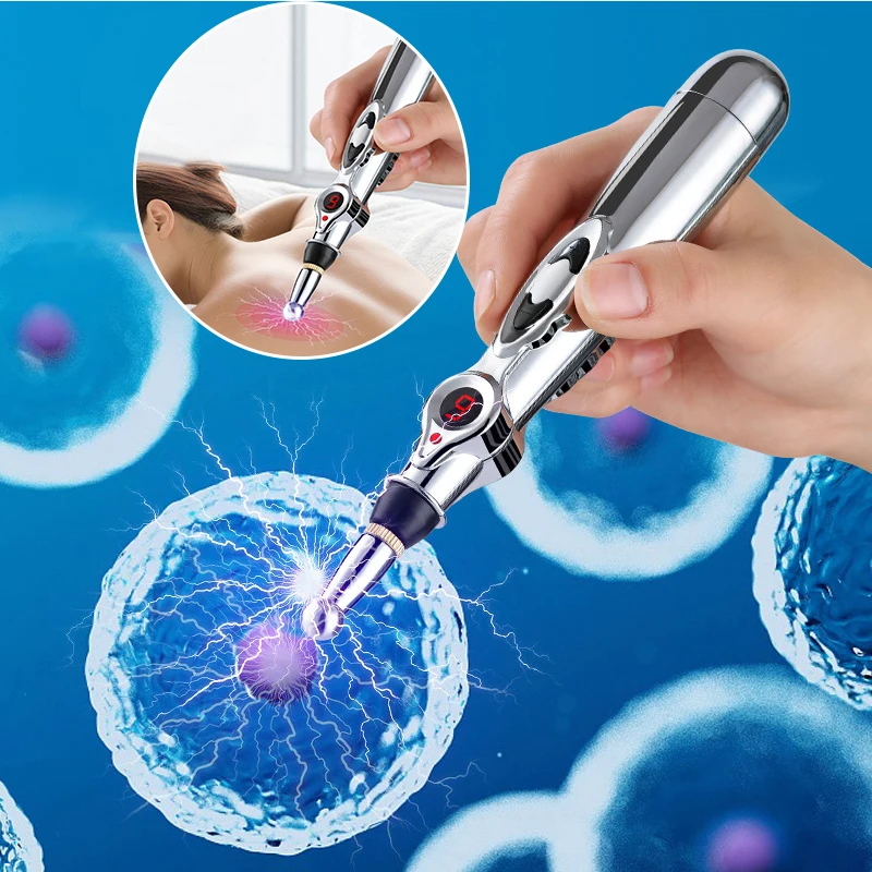 

Электронная акупунктурная ручка, акупунктурная точка, меридиан, энергетический меридиан, массаж, иглоукалывание, обезболивающий инструмент для здравоохранения