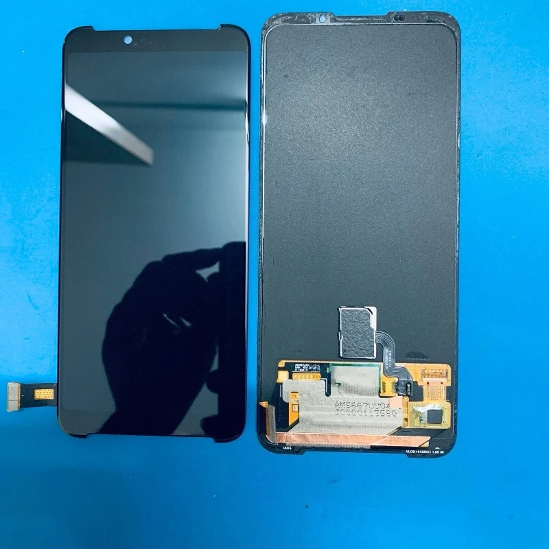 OLED Display For Xiaomi Black Shark 3 KLE-H0 KLE-A0 LCD Display Touch Screen with Fingerprint, For BlackShark 3 LCD Replace