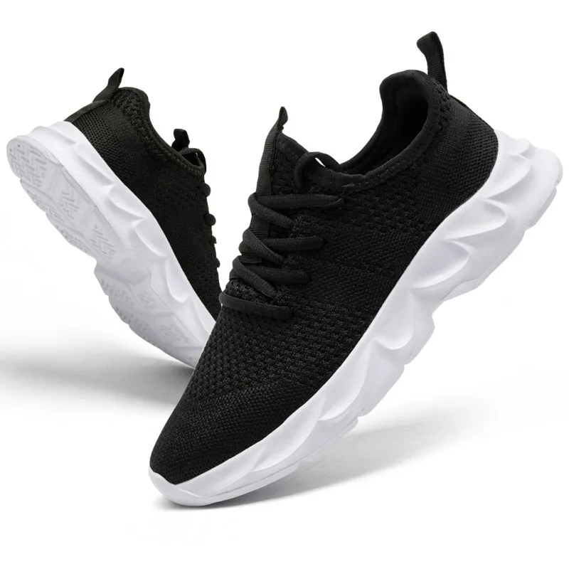 Fujeak Flats Footwear Air Mesh Breathable Men Women Couple Casual Sneakers Fashion Lightweight Comfortable Outdoor Sport Shoe