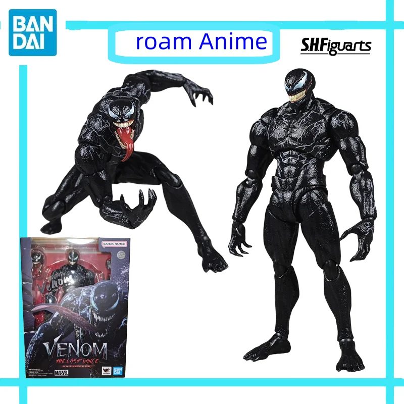 

Original Bandai Anime MARVEL S.H.FIGUARTS SHF Venom(The Last Dance)Collectible Model Ornaments Authentic Model Birthday Gifts