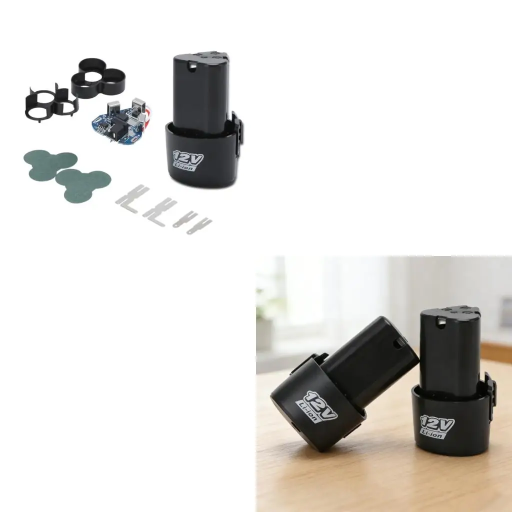 Alojamento do ABS para o conjunto do bloco da bateria lítio 18650 da broca da chave fenda DC12V 3S